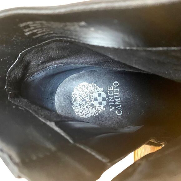 vince Camuto Hiller Genuine Leather Ankle Boots - Picture 10 of 11